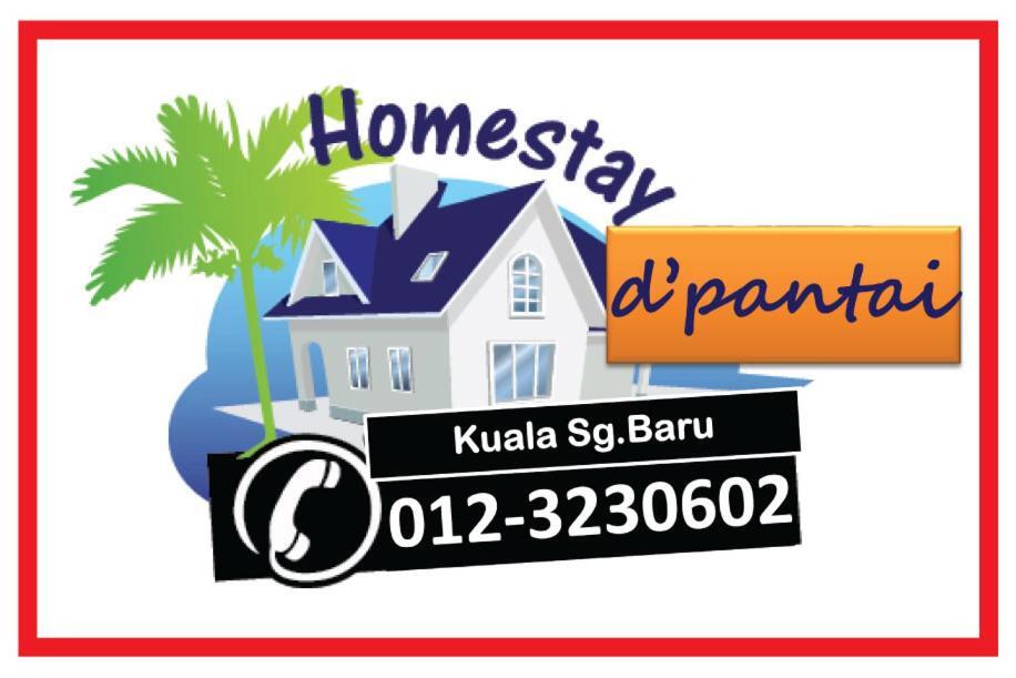 D'Pantai Homestay Kuala Sg. Baru Malacca Kültér fotó